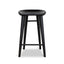 65cm Bar Stool - Full Black