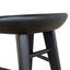 65cm Bar Stool - Full Black