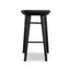 65cm Bar Stool - Full Black