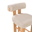 Natural Barstool - Pale Beige