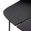 65cm Bar Stool - Full Black