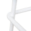 65cm Bar Stool - Full White