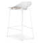 65cm Bar Stool - Full White