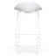 65cm Bar Stool - Full White