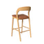 65cm Natural Bar Stool - Naxos Tan