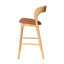 65cm Natural Bar Stool - Naxos Tan