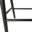 65cm Bar Stool - Full Black