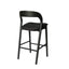 65cm Bar Stool - Full Black