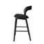 65cm Bar Stool - Full Black