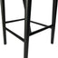65cm Bar Stool - Full Black