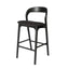 65cm Bar Stool - Full Black