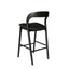 65cm Bar Stool - Full Black