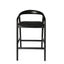 65cm Bar Stool - Full Black