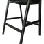 65cm Bar Stool - Full Black
