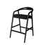 65cm Bar Stool - Full Black