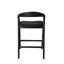 65cm Bar Stool - Full Black