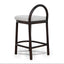 66cm Brown Bar Stool - Clay Grey