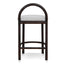 66cm Brown Bar Stool - Clay Grey
