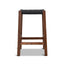 65cm Rattan Bar Stool - Walnut