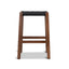 65cm Rattan Bar Stool - Walnut
