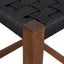 65cm Rattan Bar Stool - Walnut