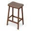 67cm Walnut Bar Stool - Mocha Brown
