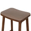67cm Walnut Bar Stool - Mocha Brown