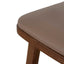 67cm Walnut Bar Stool - Mocha Brown