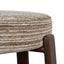 Walnut Barstool - Coconut Stripe