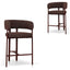 Red Barstool - Moss Brown (Set of 2)