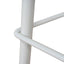 White Bar Stool - Dark Moss Green (Set of 2)