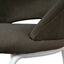 White Bar Stool - Dark Moss Green (Set of 2)