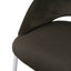 White Bar Stool - Dark Moss Green (Set of 2)