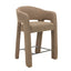 66cm Fabric Bar Stool - Verona Light Tan (Set of 2)