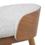 65cm Natural Bar Stool - Verona Ivory