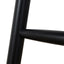 65cm Black Bar Stool - Verona Ivory