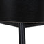 65cm Black Bar Stool - Verona Ivory