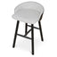 65cm Black Bar Stool - Verona Ivory