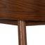 65cm Walnut Bar Stool - Verona Ivory