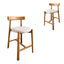 65cm Natural Barstool - Califonia Beige (Set of 2)