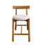 65cm Natural Barstool - Califonia Beige (Set of 2)