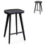 Bar stool - Black (Set of 2)