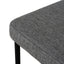 65cm Fabric Bar Stool - Spec Smoke Grey (Set of 2)