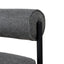 65cm Fabric Bar Stool - Spec Smoke Grey (Set of 2)