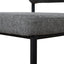 65cm Fabric Bar Stool - Spec Smoke Grey (Set of 2)