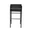 65cm Bar Stool - Black Boucle (Set of 2)