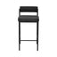 65cm Bar Stool - Black Boucle (Set of 2)