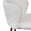 65cm Fabric Bar Stool - Cloud Fur (Set of 2)