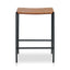 Black Frame Bar stool - Tan (Set of 2)