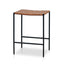 Black Frame Bar stool - Tan (Set of 2)